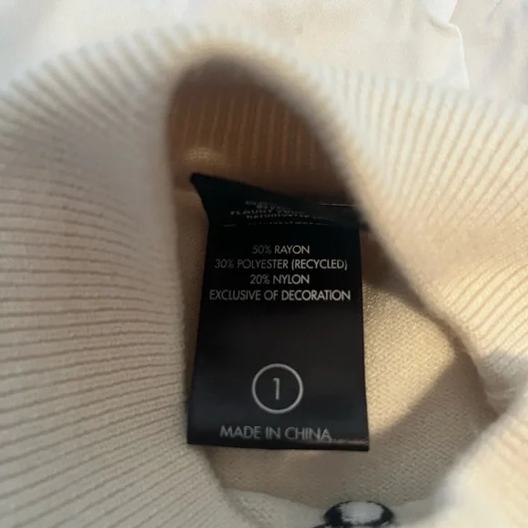 Mickey Mouse Cream Sweater with Black Accents - Picture 2 of 2